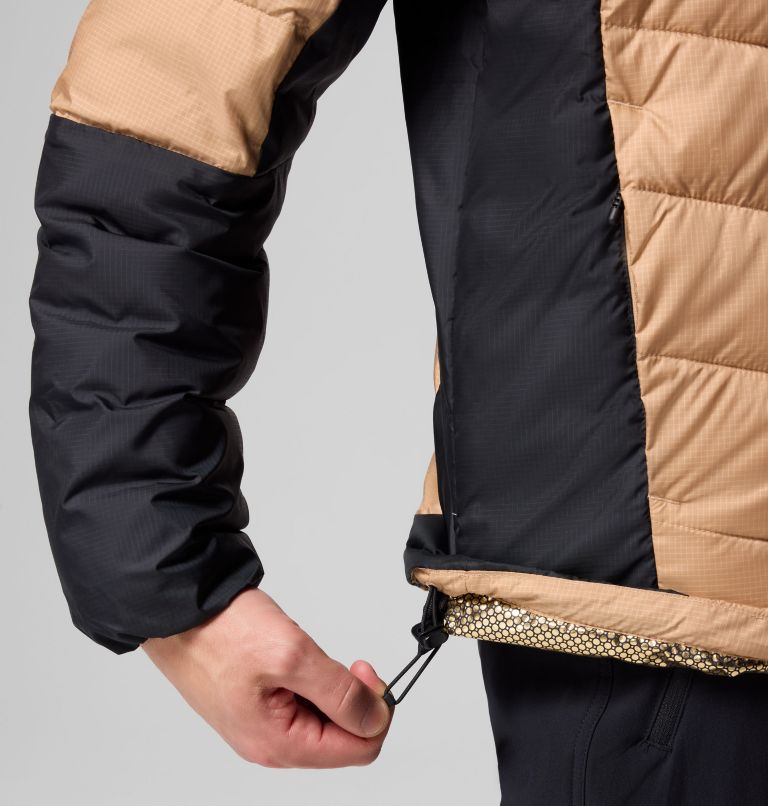 Men's Labyrinth Loop II Hooded Jacket, Color: Canoe, Black, image 9
