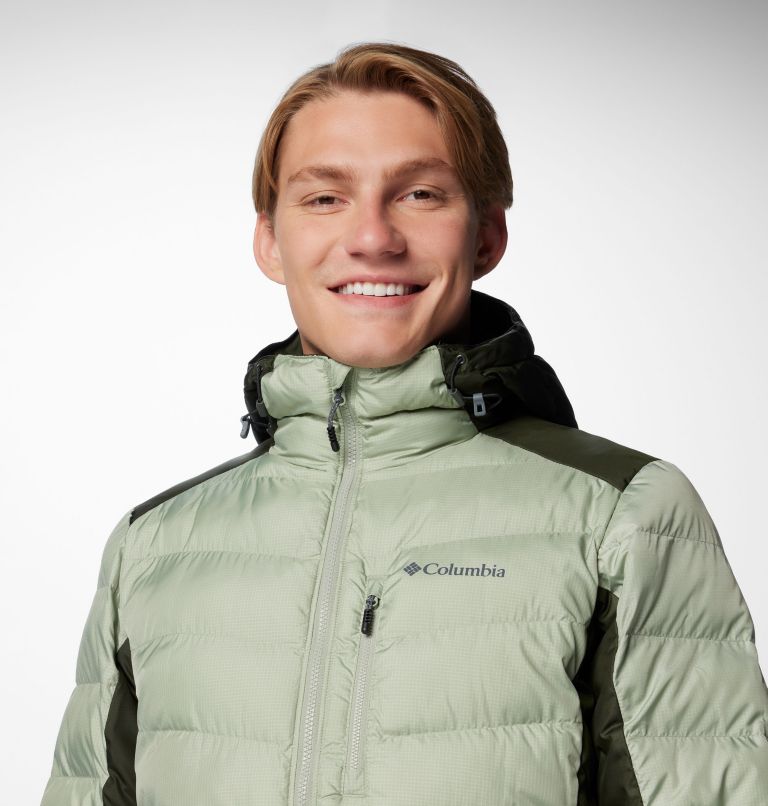 Manteau à capuchon Labyrinth Loop II pour hommes, Color: Safari, Greenscape, image 5