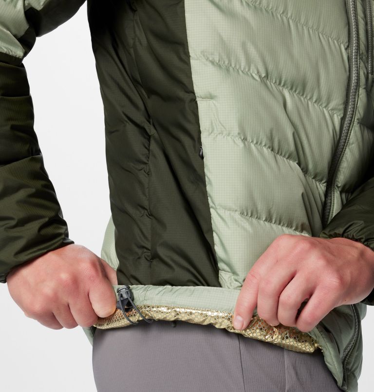 Manteau à capuchon Labyrinth Loop II pour hommes, Color: Safari, Greenscape, image 7