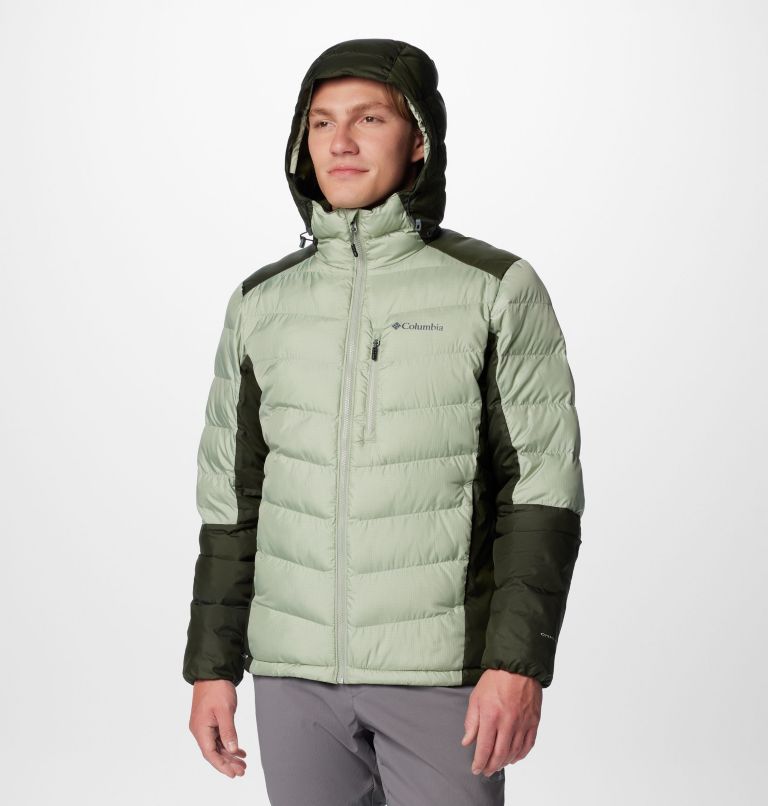 Manteau à capuchon Labyrinth Loop II pour hommes, Color: Safari, Greenscape, image 9