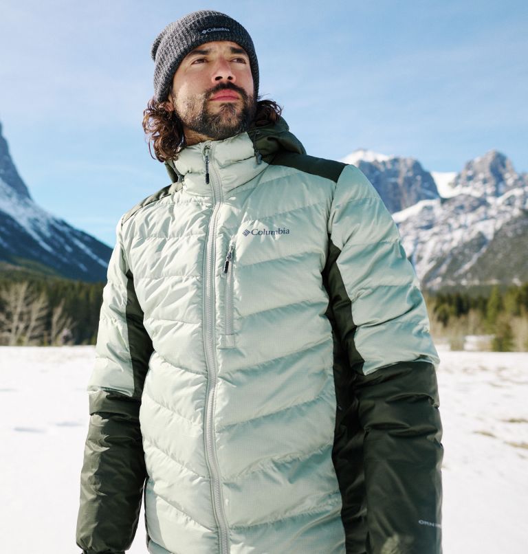 Manteau à capuchon Labyrinth Loop II pour hommes, Color: Safari, Greenscape, image 11