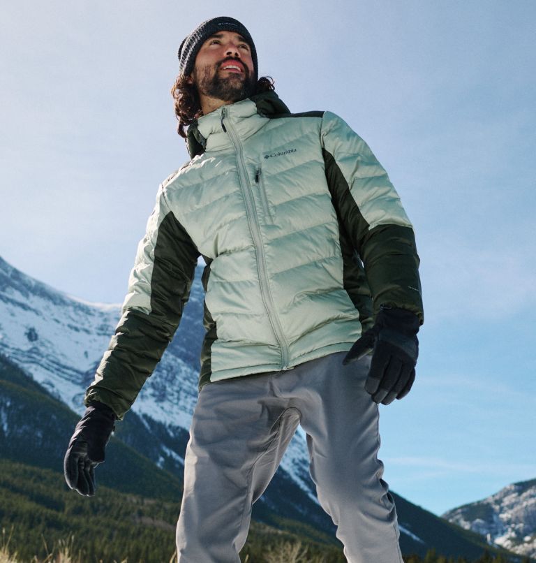 Manteau à capuchon Labyrinth Loop II pour hommes, Color: Safari, Greenscape, image 12