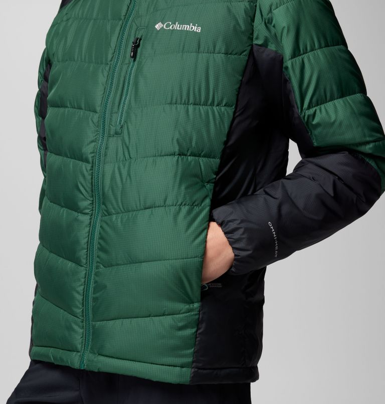 Men's Labyrinth Loop II Hooded Jacket, Color: Rain Forest, Black, image 8