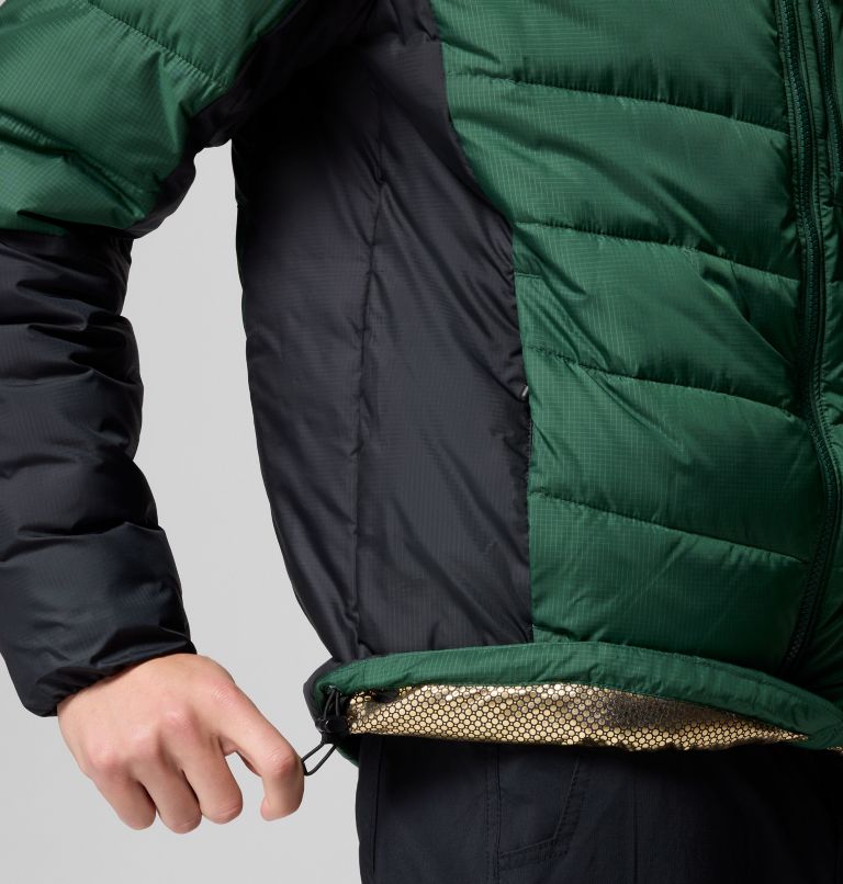Men's Labyrinth Loop II Hooded Jacket, Color: Rain Forest, Black, image 9