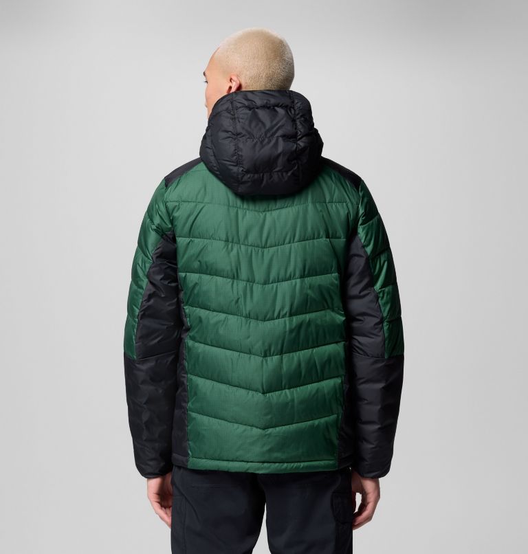 Men's Labyrinth Loop II Hooded Jacket, Color: Rain Forest, Black, image 3