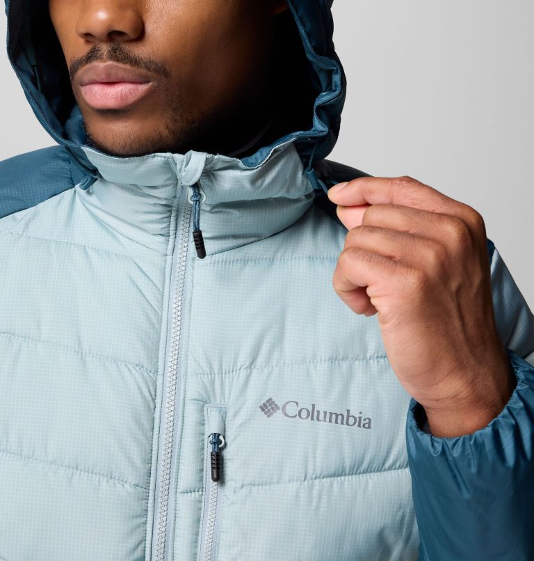 Men's Labyrinth Loop II Hooded Jacket, Color: Crushed Blue, Everblue, image 5