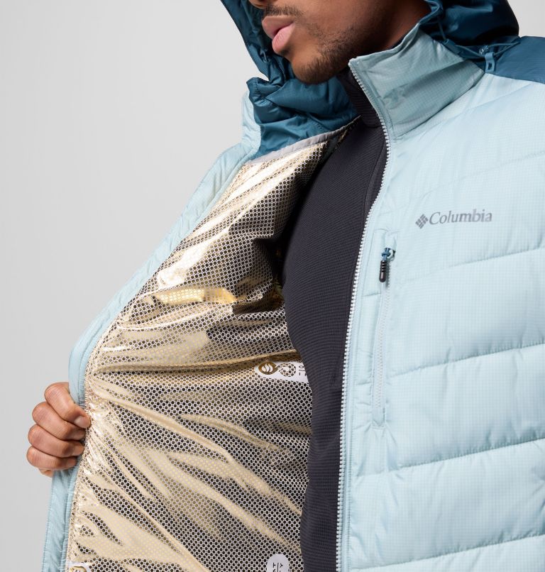 Men's Labyrinth Loop II Hooded Jacket, Color: Crushed Blue, Everblue, image 7