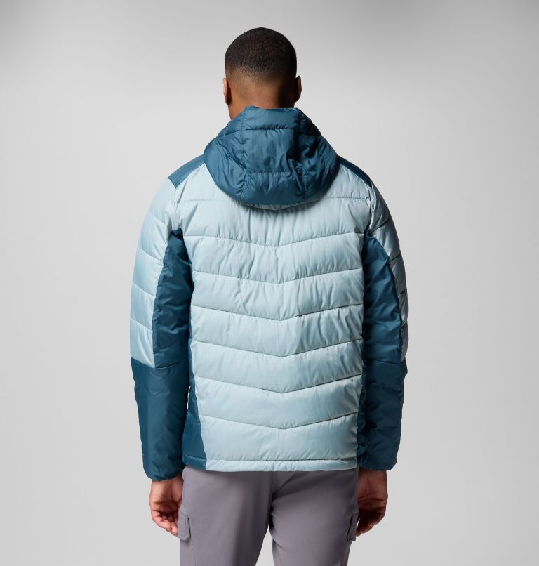 Men's Labyrinth Loop II Hooded Jacket, Color: Crushed Blue, Everblue, image 3