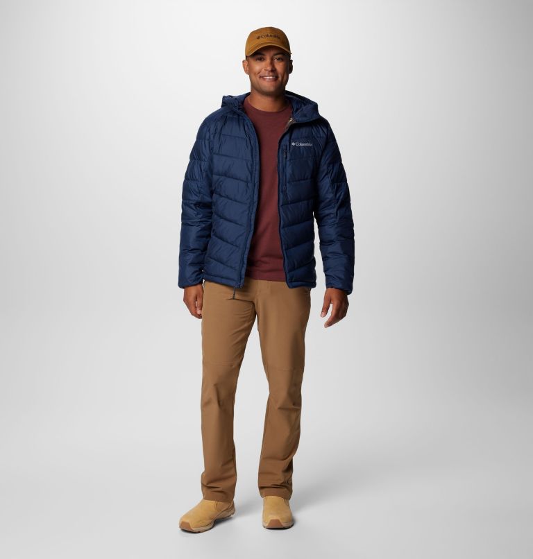 Men's Labyrinth Loop II Hooded Jacket, Color: Collegiate Navy, image 3