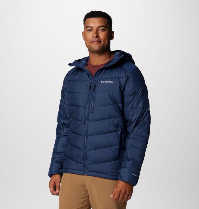 Men's Labyrinth Loop II Hooded Jacket, Color: Collegiate Navy, image 4