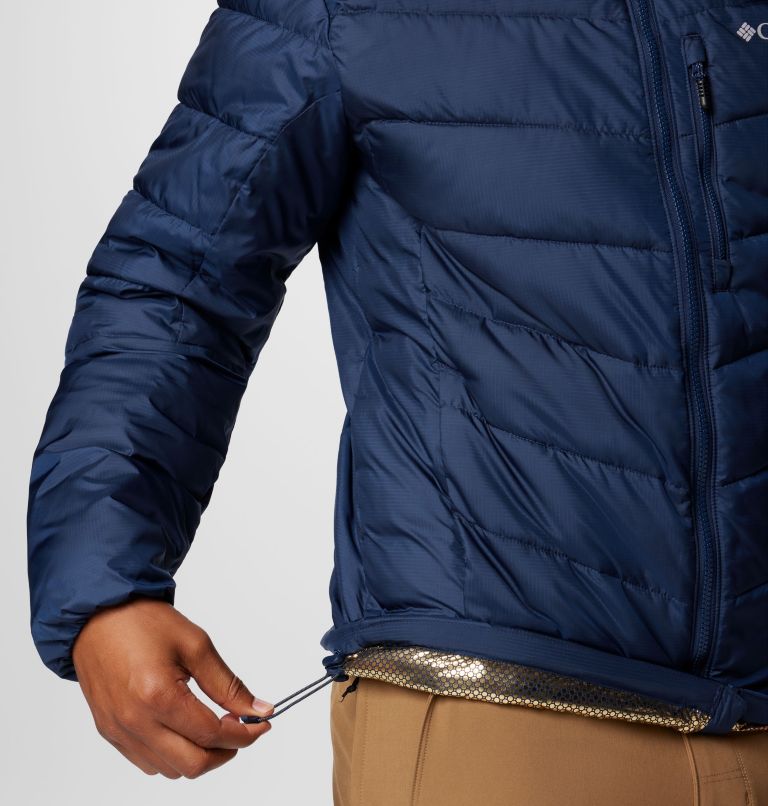 Men's Labyrinth Loop II Hooded Jacket, Color: Collegiate Navy, image 7