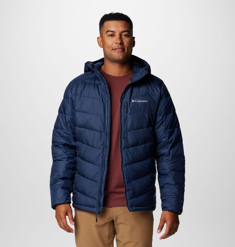Men's Labyrinth Loop II Hooded Jacket, Color: Collegiate Navy, image 8