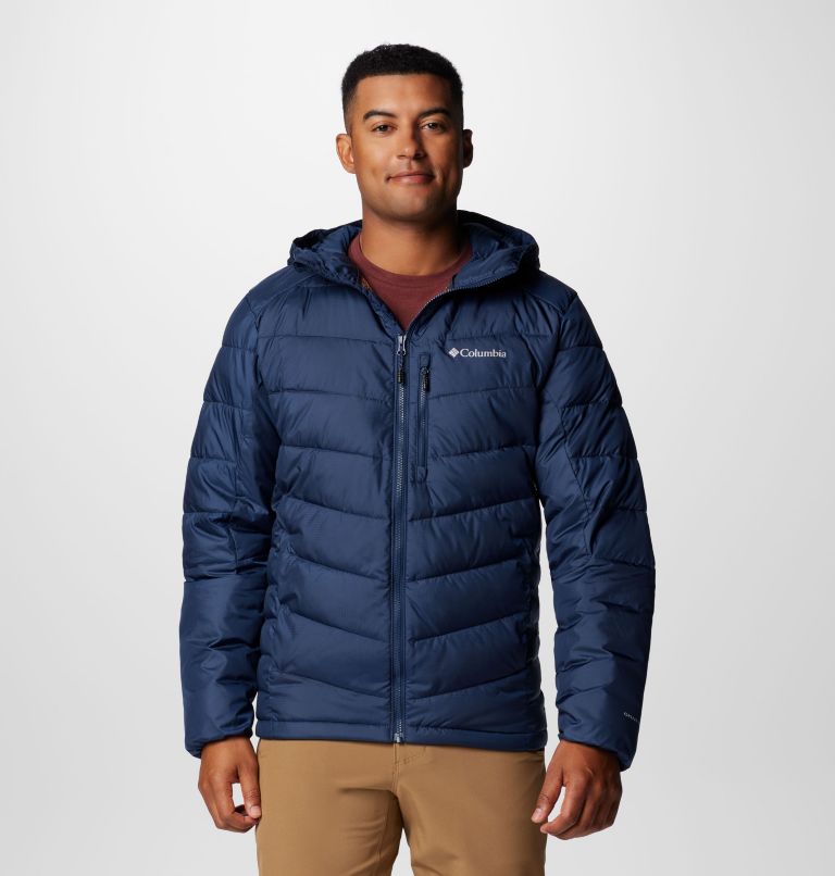 Men's Labyrinth Loop II Hooded Jacket, Color: Collegiate Navy, image 1