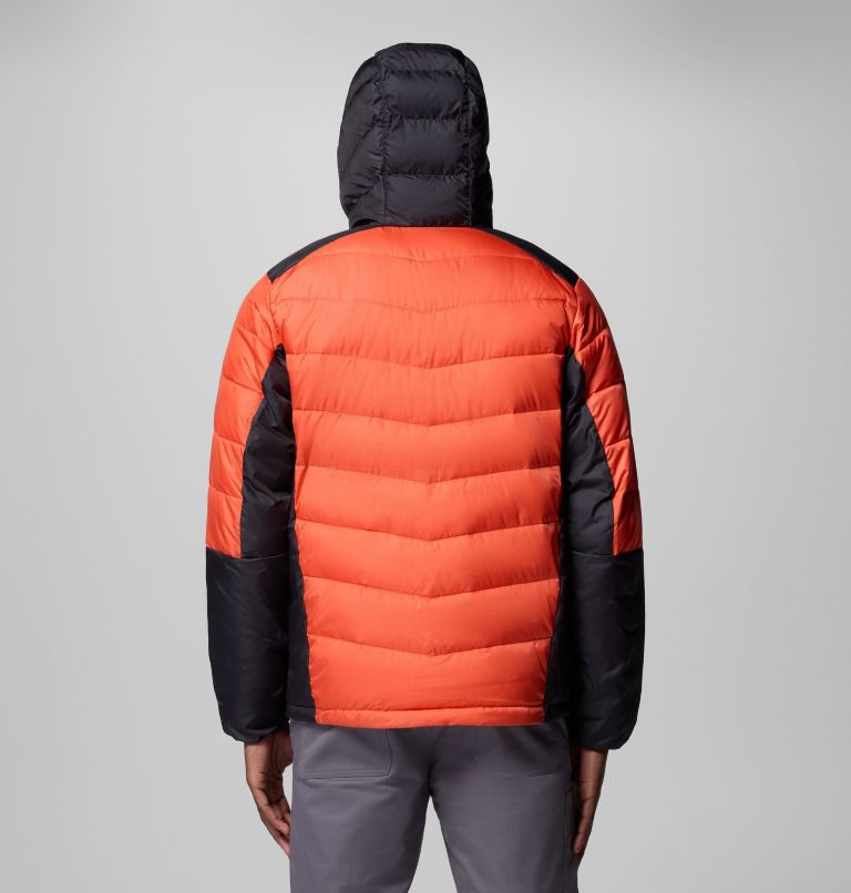 Men's Labyrinth Loop II Hooded Jacket, Color: Zing, Shark, image 3