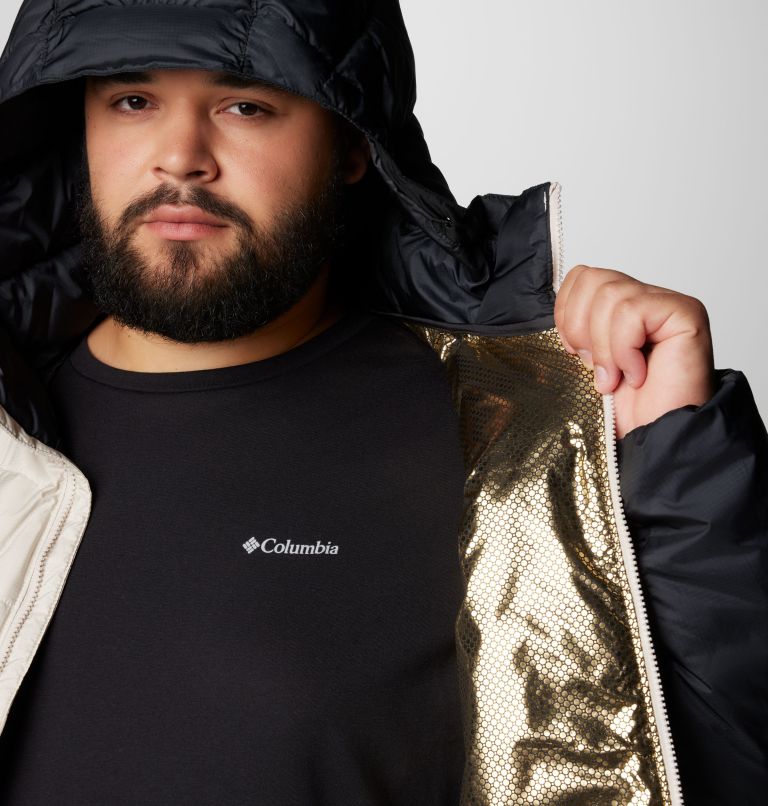 Men's Labyrinth Loop II Hooded Jacket - Big, Color: Dark Stone, Black, image 6