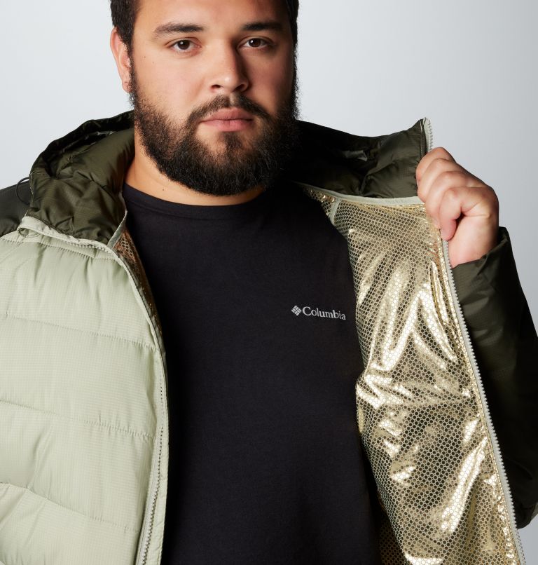 Men's Labyrinth Loop II Hooded Jacket - Big, Color: Safari, Greenscape, image 6