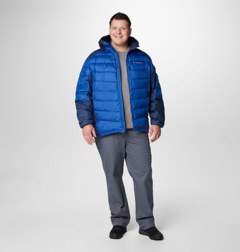 Men's Labyrinth Loop II Hooded Jacket - Big, Color: Mountain Blue, Collegiate Navy, image 3