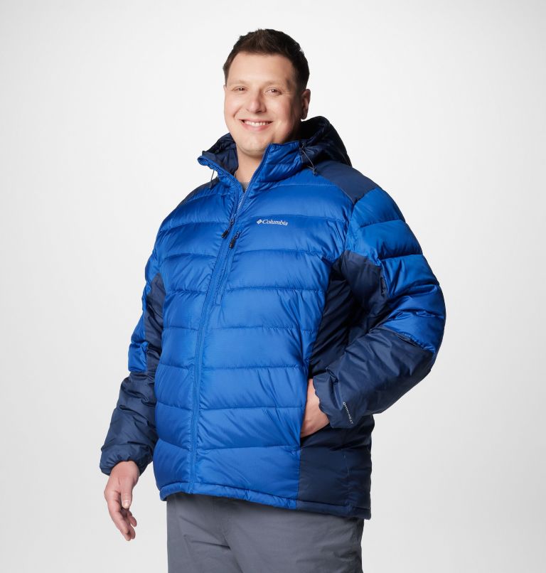 Men's Labyrinth Loop II Hooded Jacket - Big, Color: Mountain Blue, Collegiate Navy, image 4
