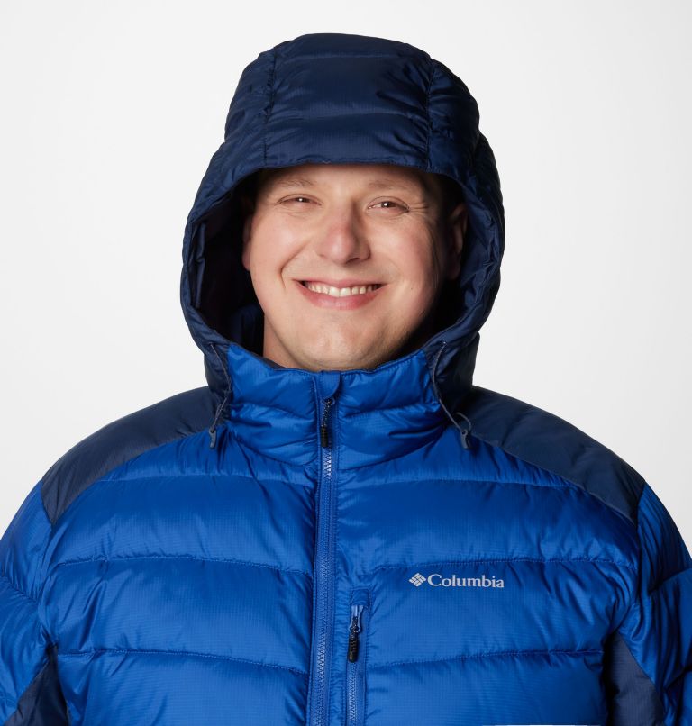 Men's Labyrinth Loop II Hooded Jacket - Big, Color: Mountain Blue, Collegiate Navy, image 5
