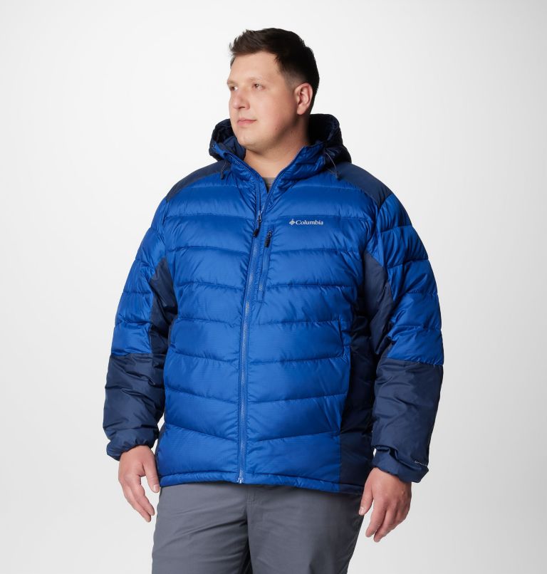 Men's Labyrinth Loop II Hooded Jacket - Big, Color: Mountain Blue, Collegiate Navy, image 1