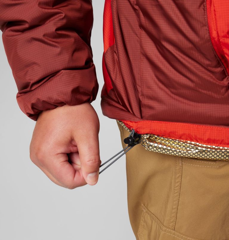 Men's Labyrinth Loop II Hooded Jacket - Big, Color: Sail Red, Spice, image 7