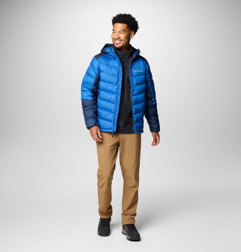 Men's Labyrinth Loop II Hooded Jacket - Tall, Color: Mountain Blue, Collegiate Navy, image 3
