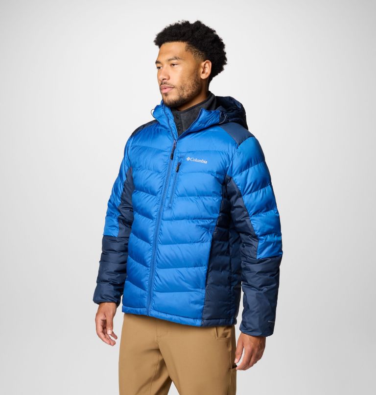 Men's Labyrinth Loop II Hooded Jacket - Tall, Color: Mountain Blue, Collegiate Navy, image 4