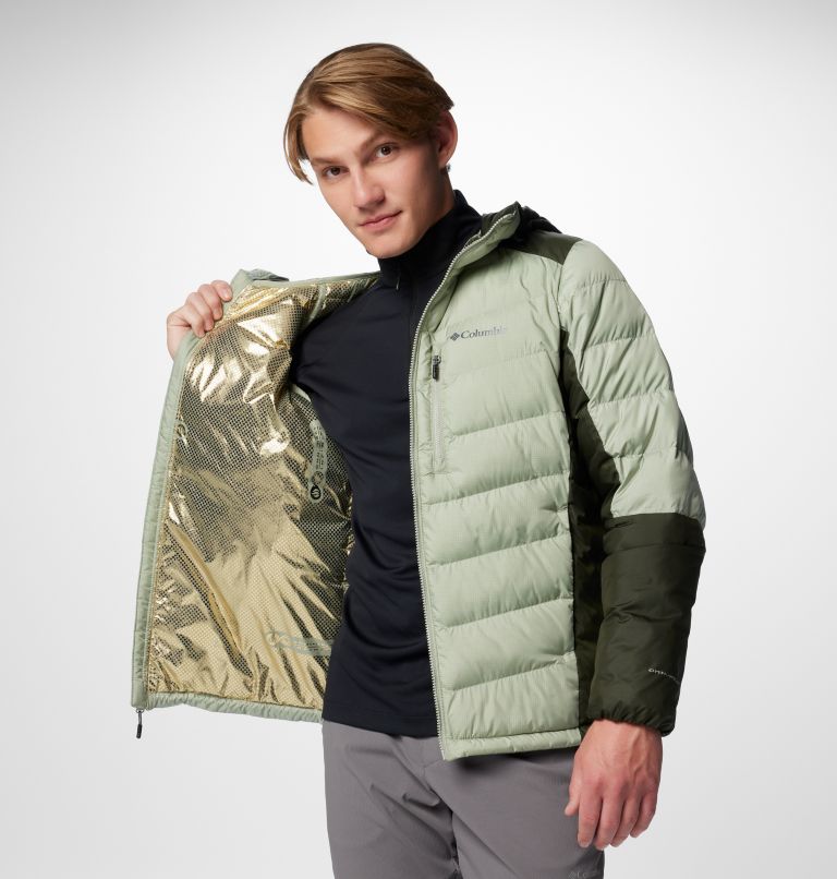 Men's Labyrinth Loop II Insulated Hooded Jacket, Color: Safari, Greenscape, image 6