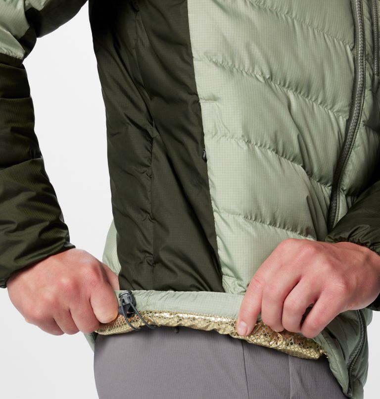 Men's Labyrinth Loop II Insulated Hooded Jacket, Color: Safari, Greenscape, image 7
