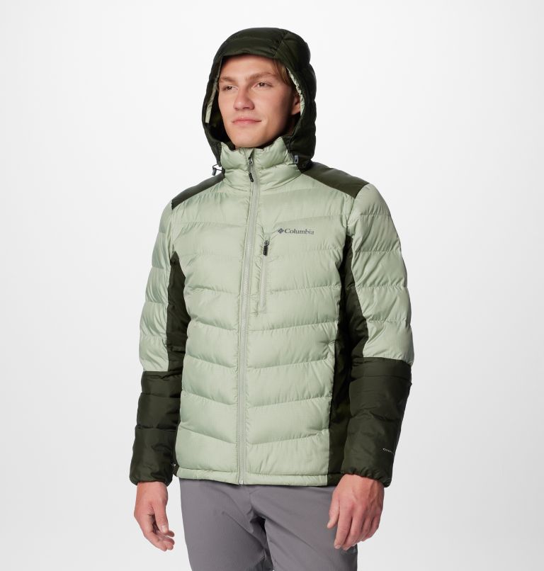 Men's Labyrinth Loop II Insulated Hooded Jacket, Color: Safari, Greenscape, image 9