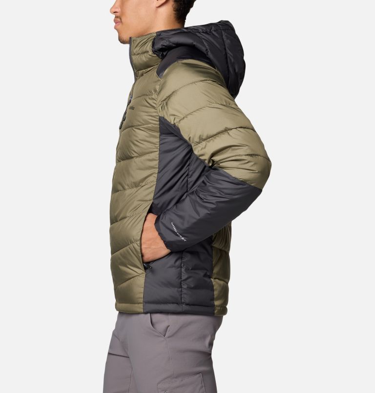 Labyrinth Loop II isolierte Jacke mit Kapuze für Männer, Color: Stone Green, Shark, image 3