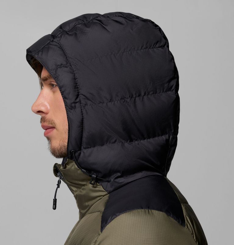 Men's Labyrinth Loop II Insulated Hooded Jacket, Color: Stone Green, Shark, image 10