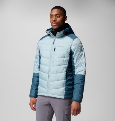Men's Labyrinth Loop II Insulated Hooded Jacket, Color: Crushed Blue, Everblue, image 16