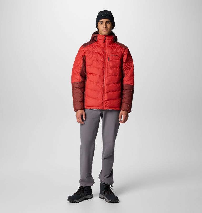 Men's Labyrinth Loop II Insulated Hooded Jacket, Color: Sail Red, Spice, image 3