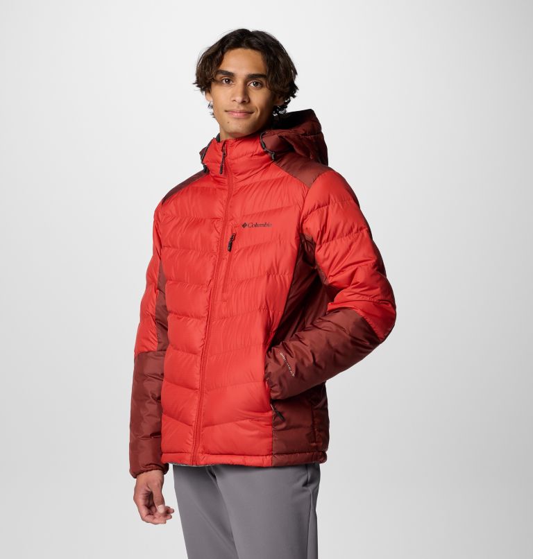 Men's Labyrinth Loop II Insulated Hooded Jacket, Color: Sail Red, Spice, image 4