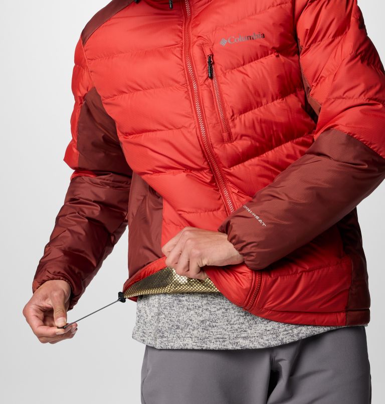 Men's Labyrinth Loop II Insulated Hooded Jacket, Color: Sail Red, Spice, image 11