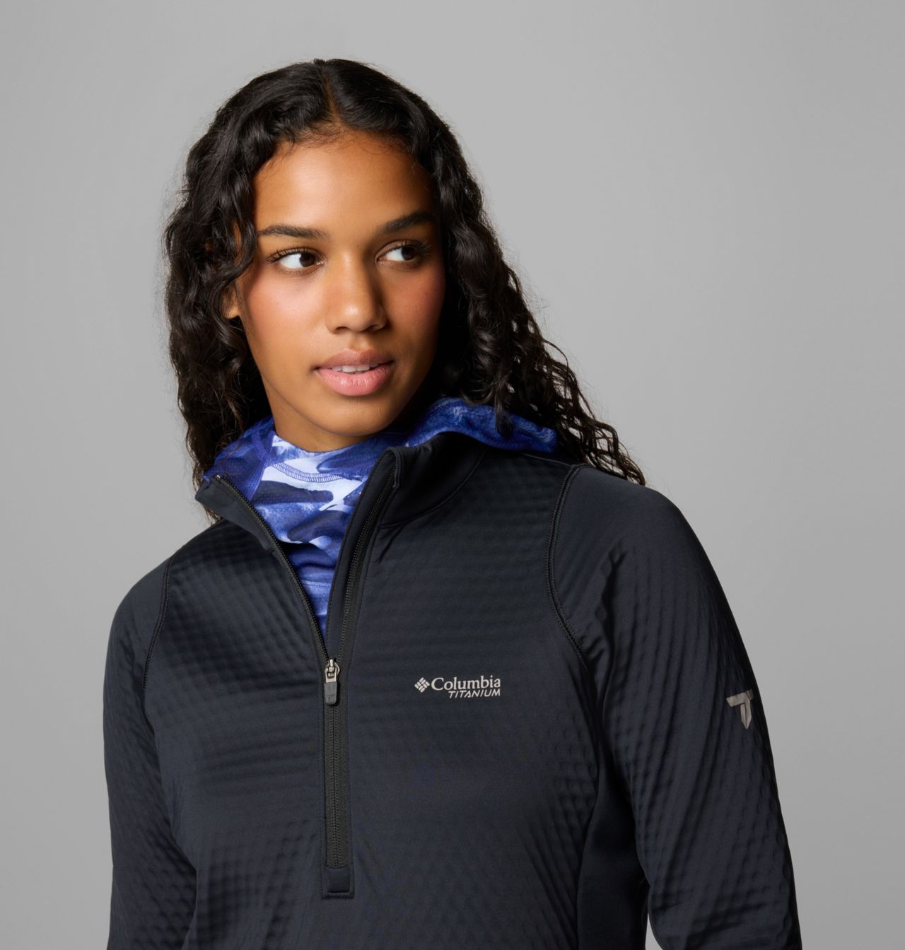 Women's Crystal Leaf™ Omni-Heat™ Helix Half Zip Pullover 5