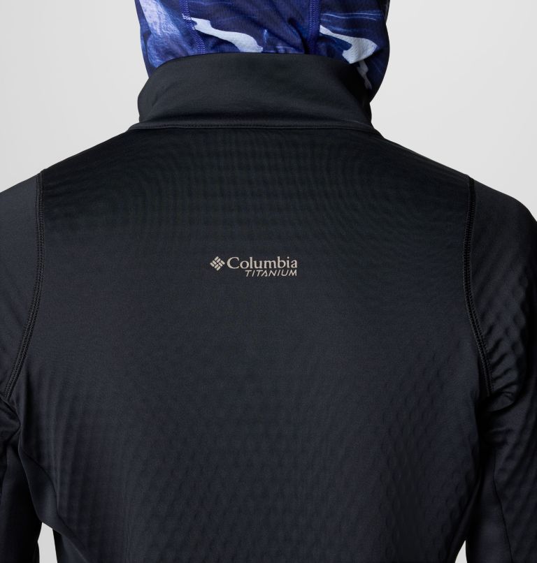 Women's Crystal Leaf Omni-Heat Helix Half Zip Pullover, Color: Black, image 6
