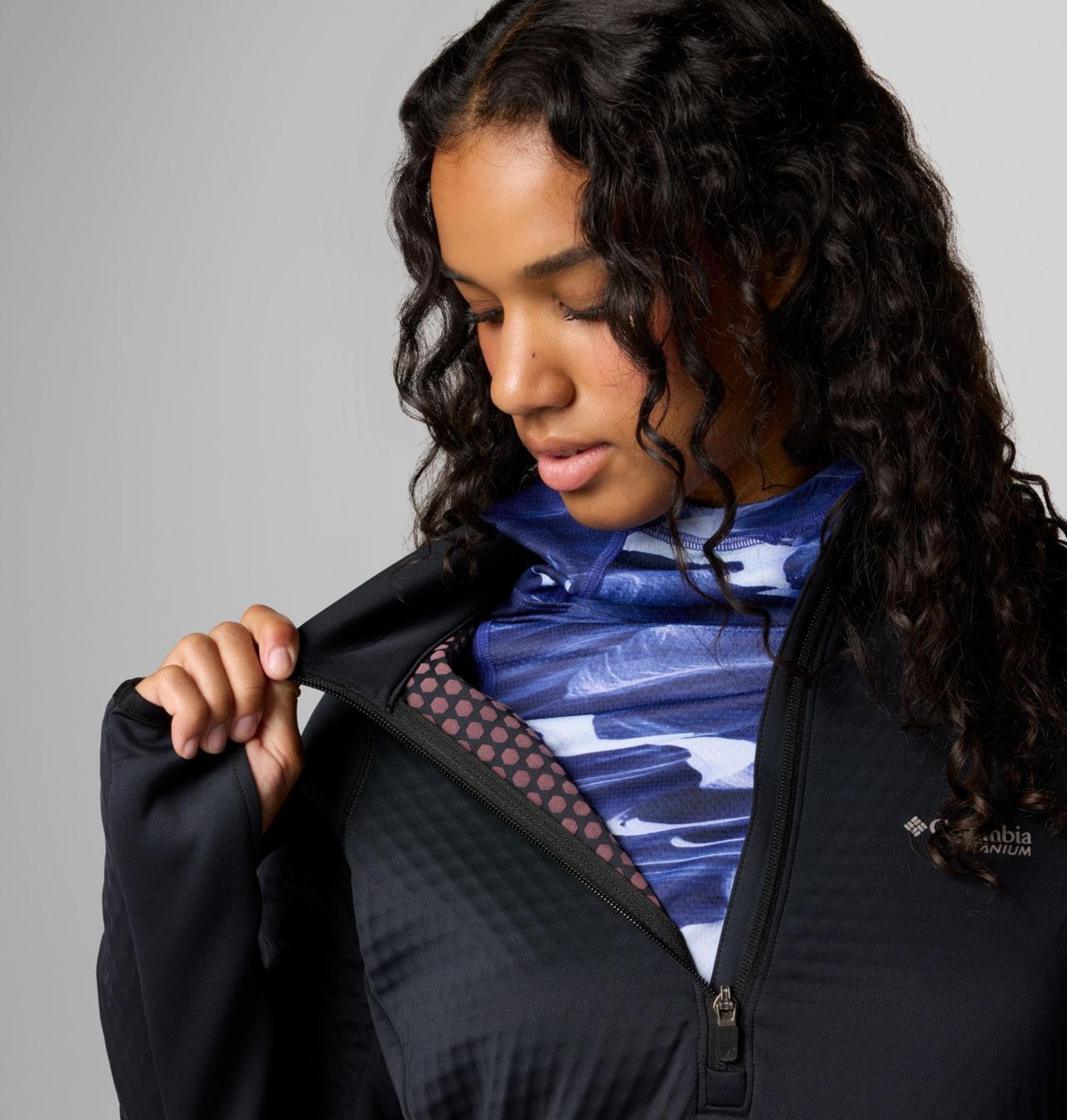 Women's Crystal Leaf™ Omni-Heat™ Helix Half Zip Pullover 7