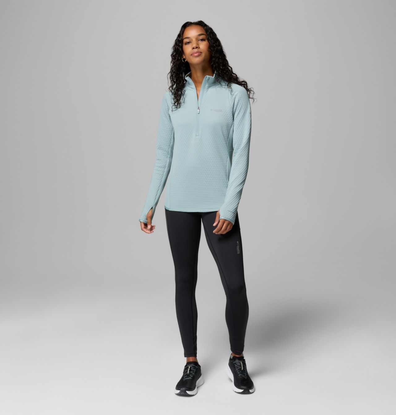Women's Crystal Leaf™ Omni-Heat™ Helix Half Zip Pullover 2