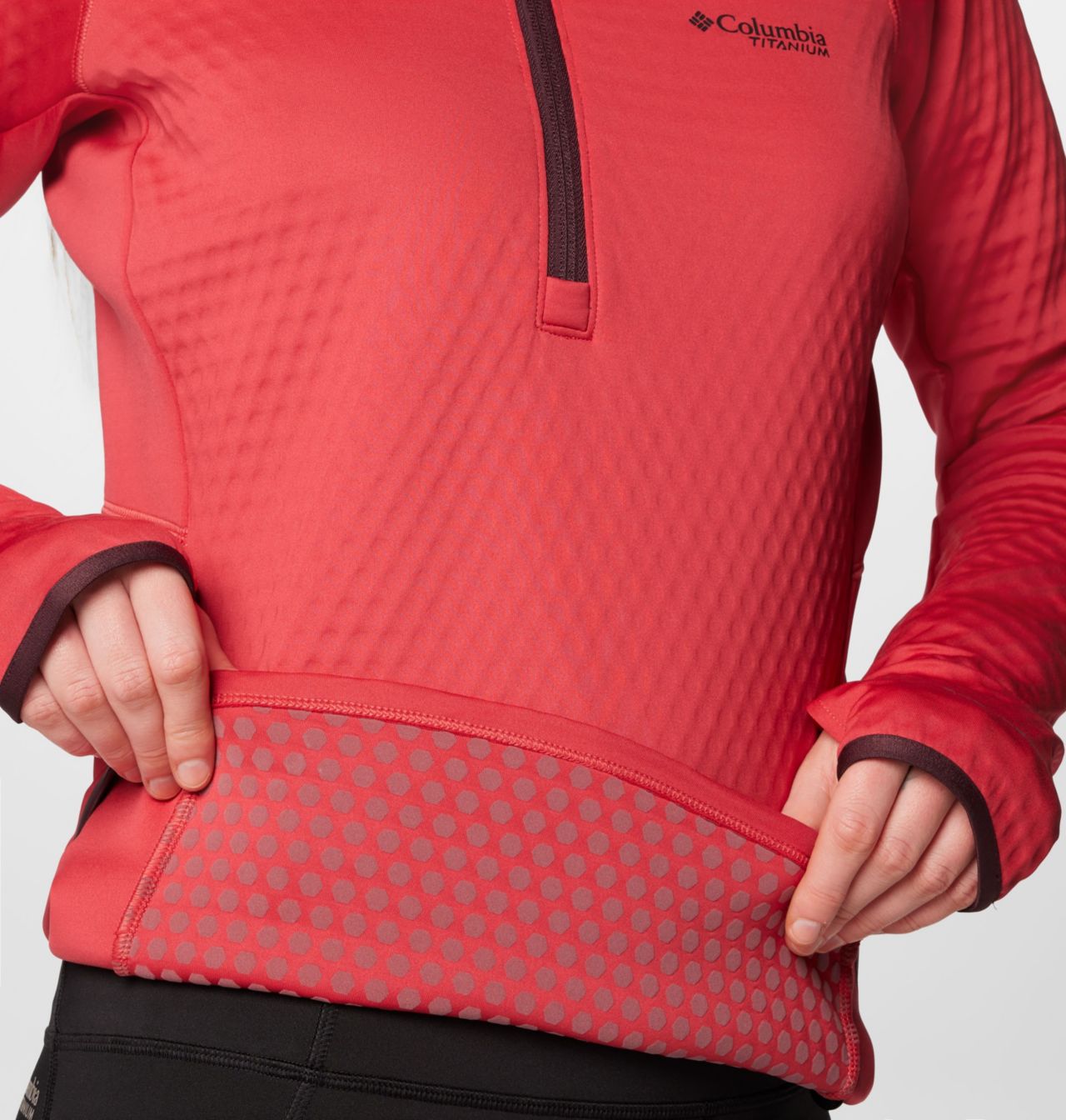 Women's Crystal Leaf™ Omni-Heat™ Helix Half Zip Pullover 7