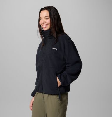 Women's Sequoia Grove Full Zip Fleece, Color: Black, image 23