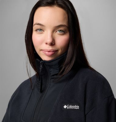 Women's Sequoia Grove Full Zip Fleece, Color: Black, image 24