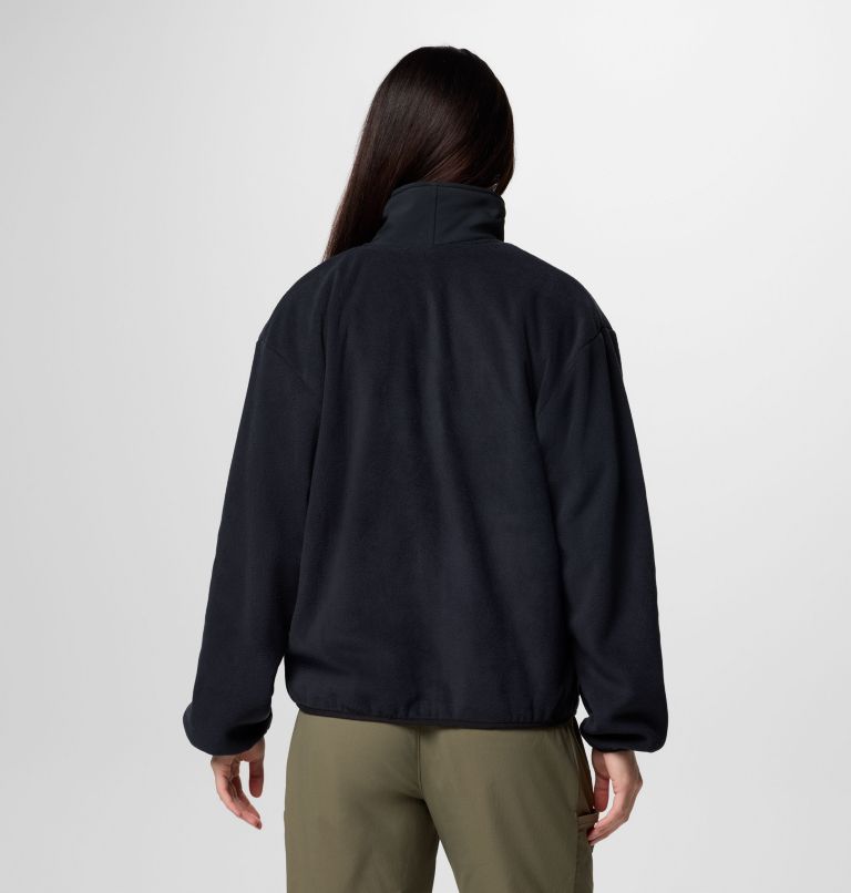 Women's Sequoia Grove Full Zip Fleece, Color: Black, image 2
