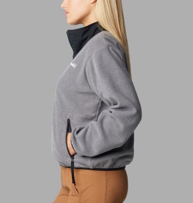 Women's Sequoia Grove Full Zip Fleece, Color: City Grey Heather, Black, image 27