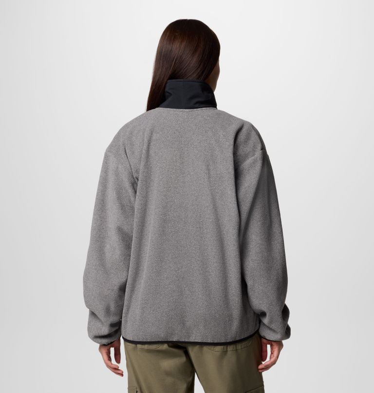 Women's Sequoia Grove Full Zip Fleece, Color: City Grey Heather, Black, image 2