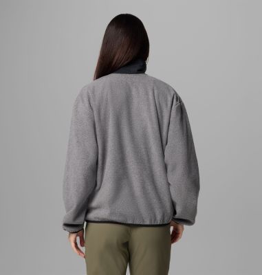 Women's Sequoia Grove Full Zip Fleece, Color: City Grey Heather, Black, image 6