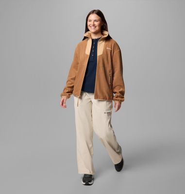 Women's Sequoia Grove Full Zip Fleece, Color: Camel Brown, Canoe, image 31