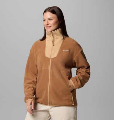 Women's Sequoia Grove Full Zip Fleece, Color: Camel Brown, Canoe, image 32