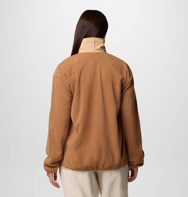 Women's Sequoia Grove Full Zip Fleece, Color: Camel Brown, Canoe, image 2